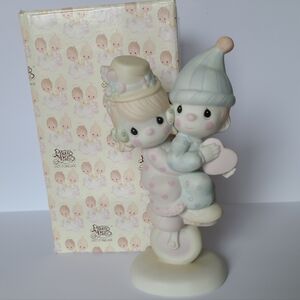 Precious Moments Clowns Keep Our Act Together Collectible Porcelain Figurine
